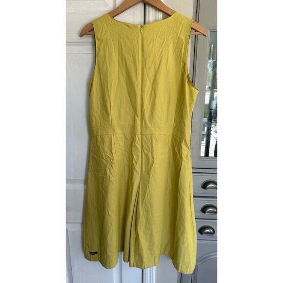 Matilda Jane A Line Green Sleeveless Dress Sz L Retro Summer - Picture 3 of 11